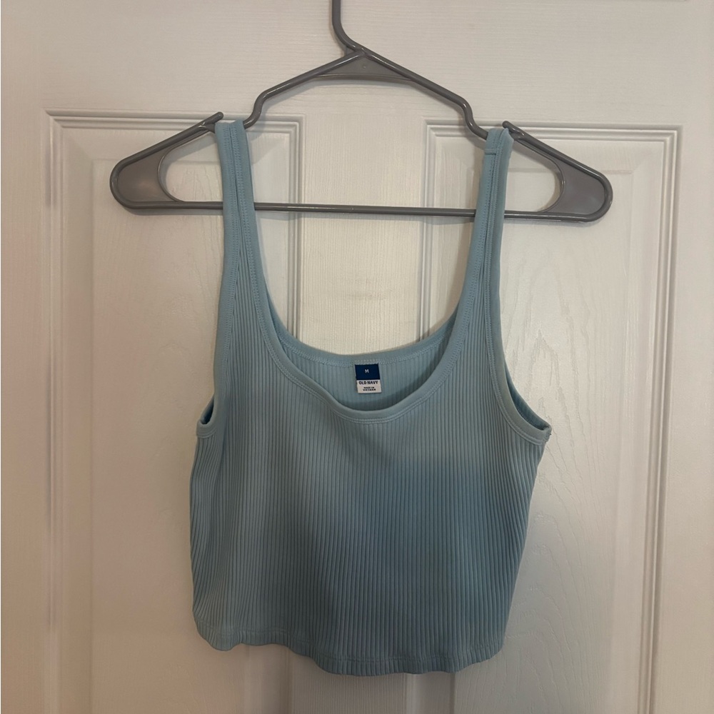 Old Navy Sky Blue Ribbed Tank